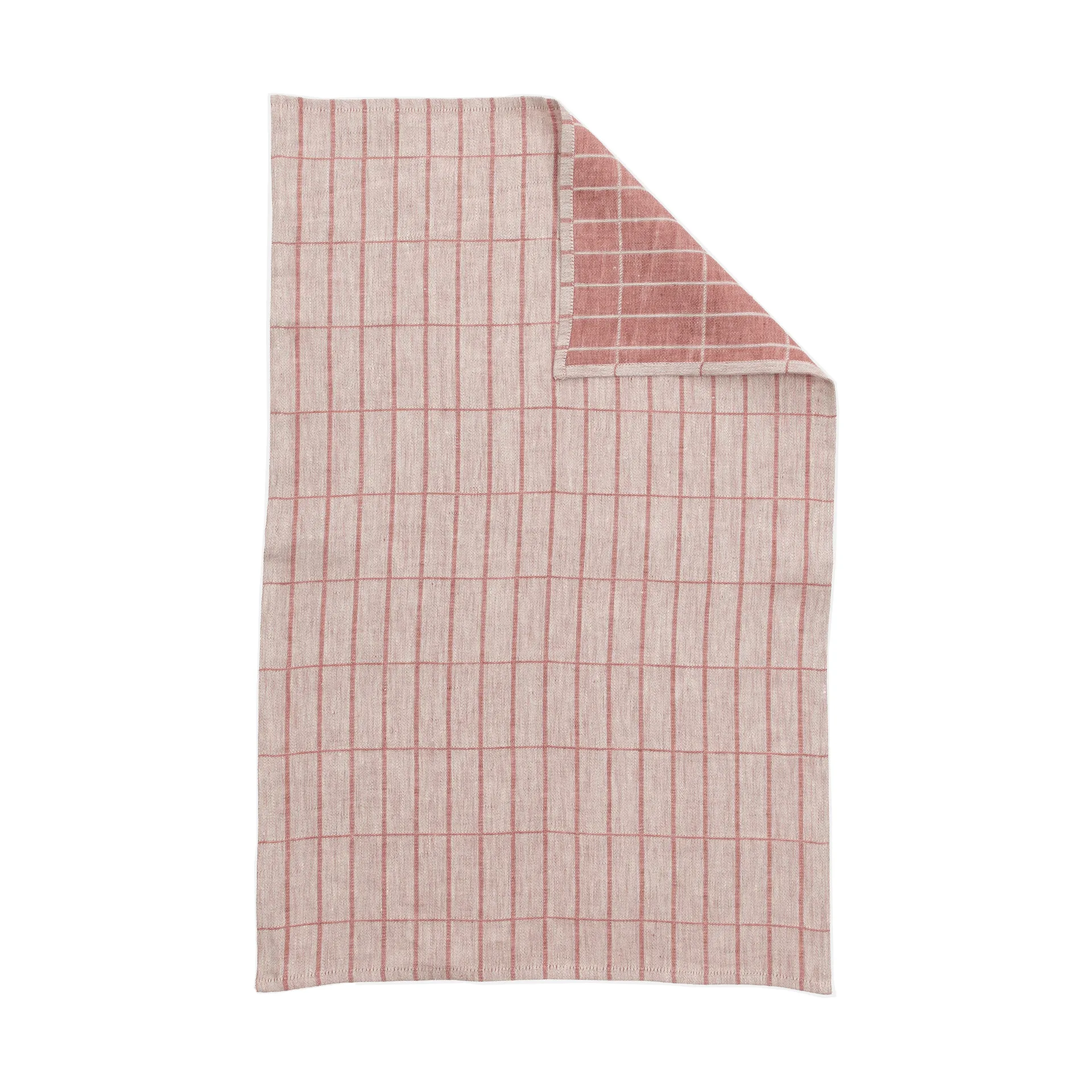 Tiiliskivi tea towel 47x70 cm, Off white-chestnut Marimekko