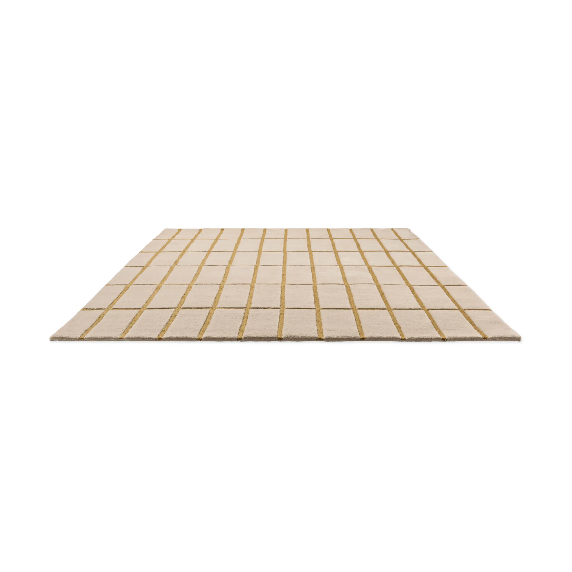 Tiiliskivi wool rug, Bronze yellow, 250x350 cm Marimekko