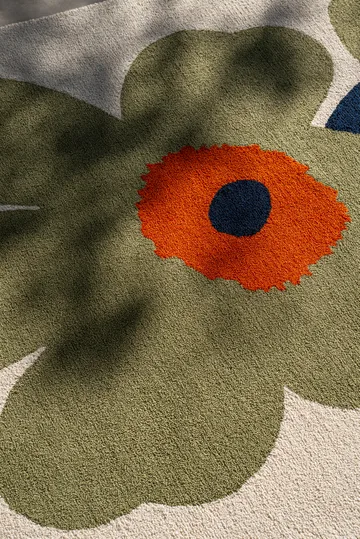 Unikko anniversary outdoor rug - Dusty green, 200x280 cm - Marimekko