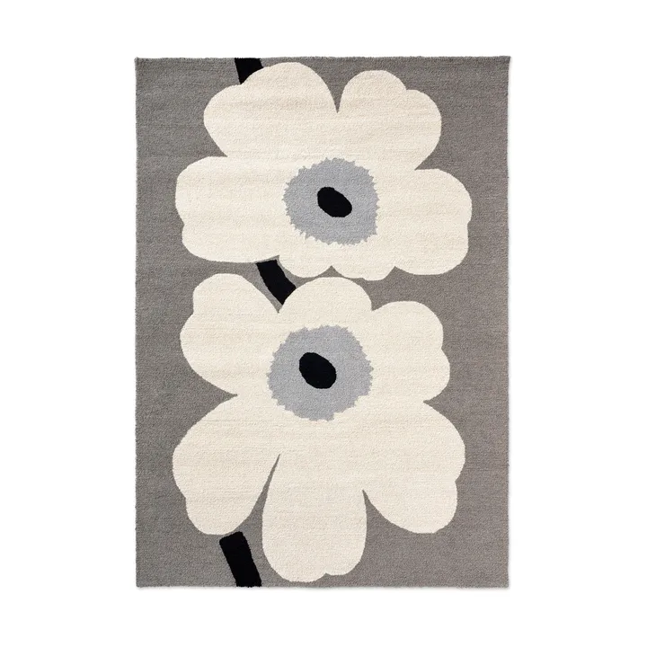 Unikko anniversary outdoor rug - Grey, 200x280 cm - Marimekko