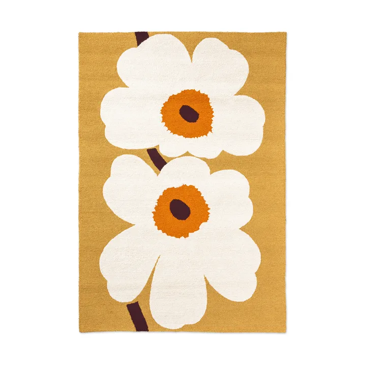 Unikko anniversary outdoor rug - Honey, 250x350 cm - Marimekko