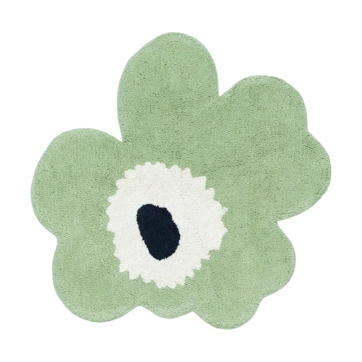 Unikko bath mat 73x74 cm - Sage-off white - Marimekko