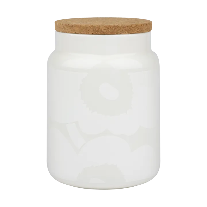 Unikko jar 1.2 l - White - Marimekko