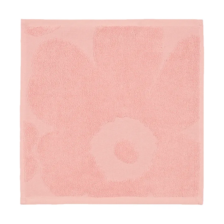 Unikko mini towel 30x30 cm - Pink-powder - Marimekko