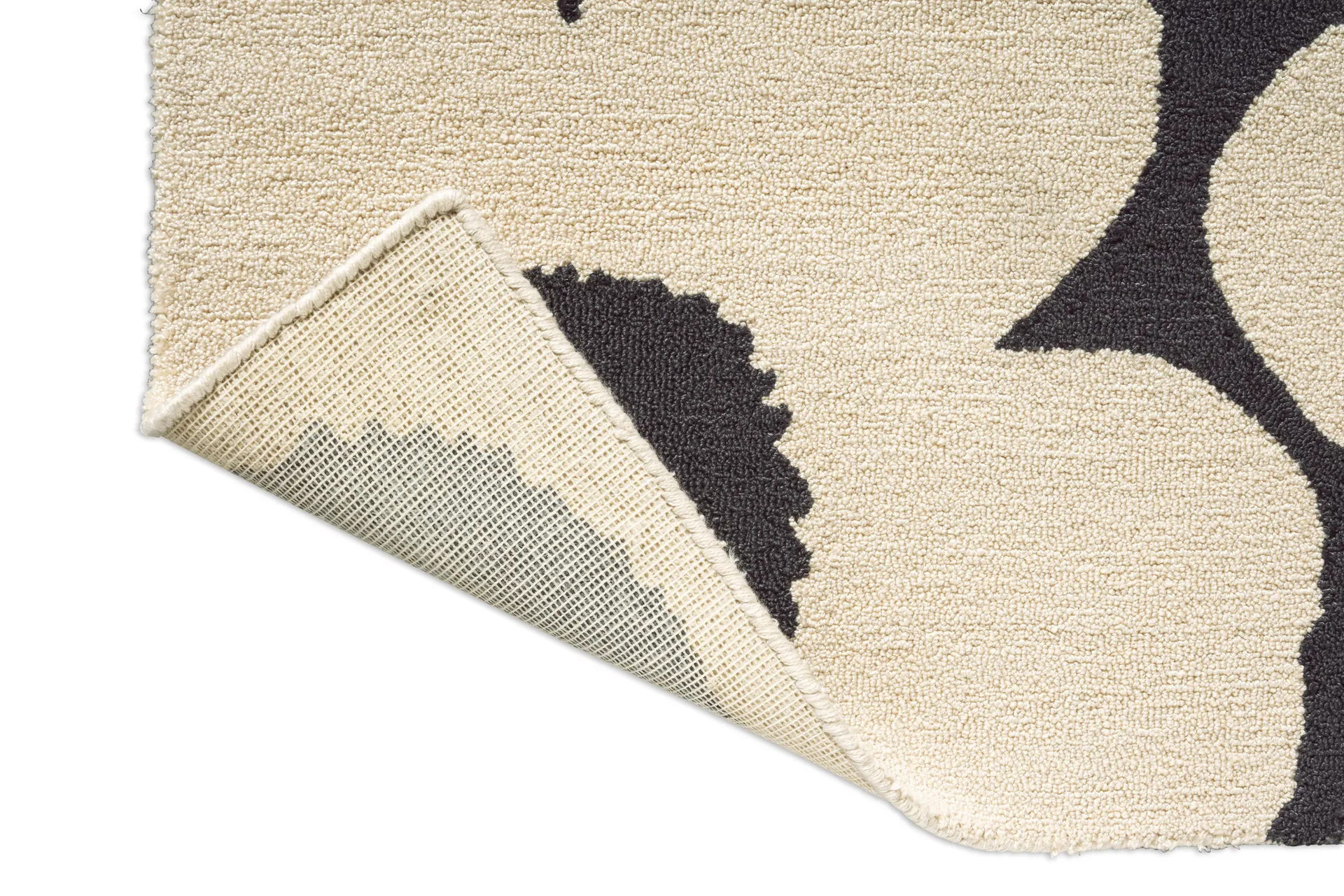 Unikko outdoor rug, Charcoal-white, 160x230 cm Marimekko