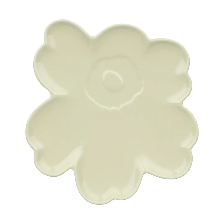 Unikko Shape saucer 20 cm - Hay - Marimekko