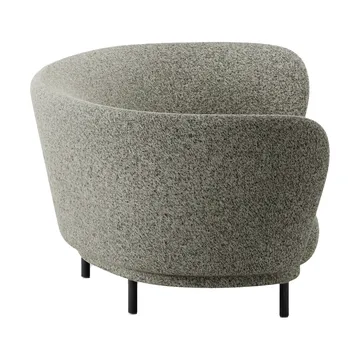 Dandy 3-seater sofa - Black oak - Kirkby Design, Spiral - 23 Monochrome - Massproductions