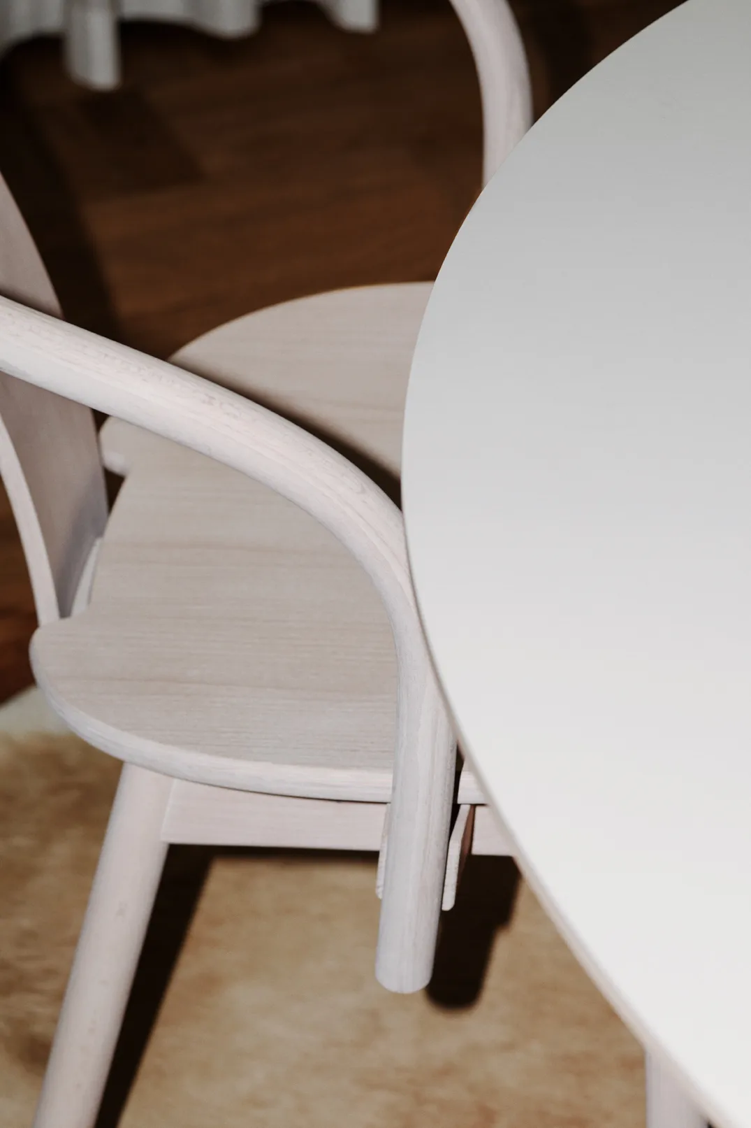 Icha chair, White-oiled beech Massproductions