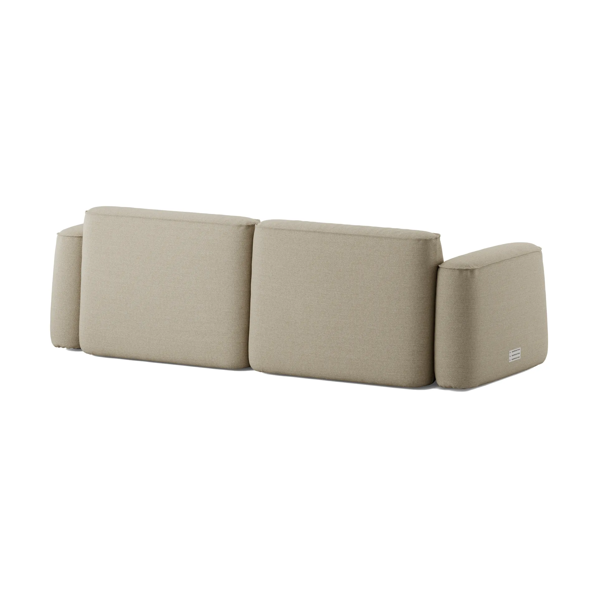 Patch 2.5-seater sofa, Ecriture 240 Massproductions
