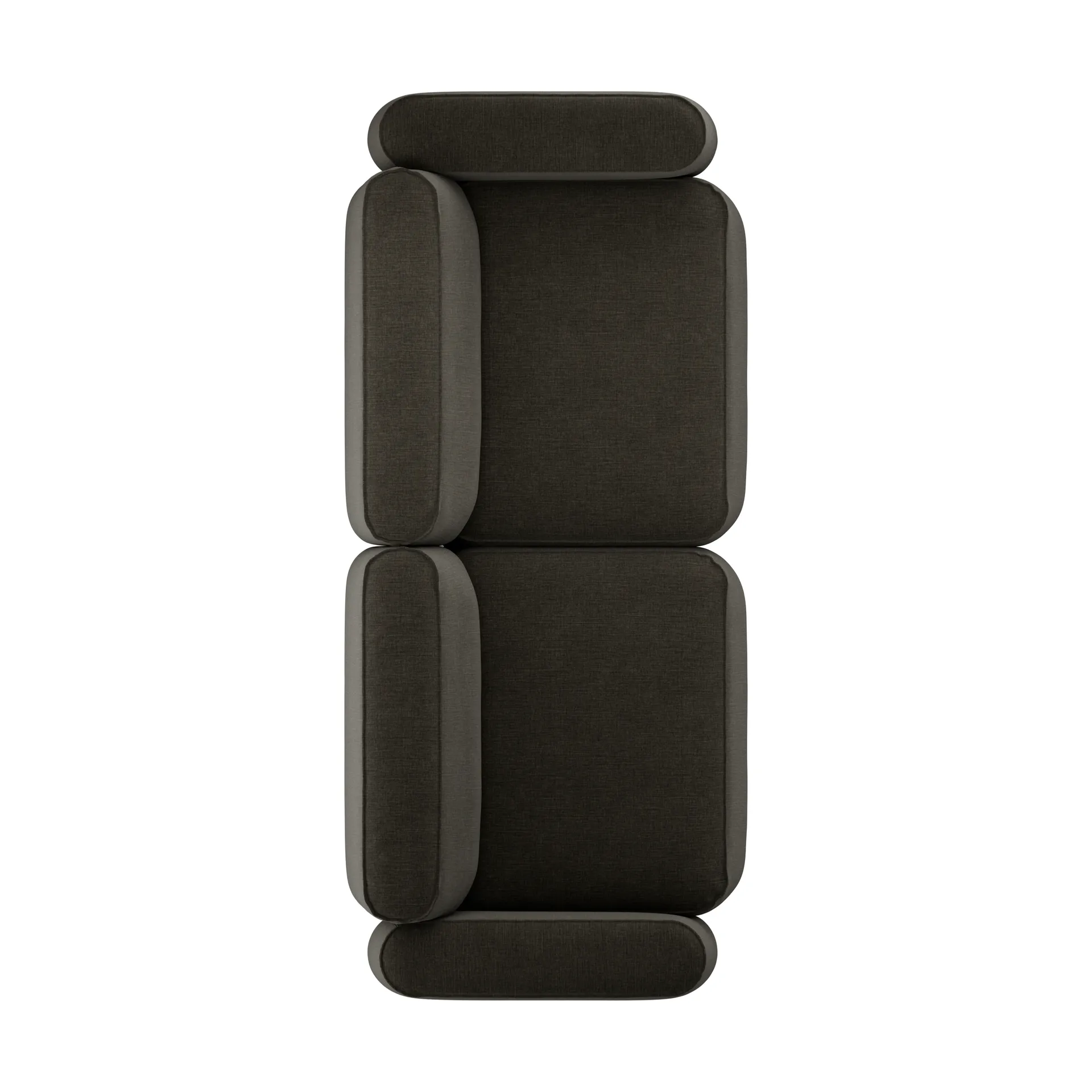 Patch 2.5-seater sofa, Linara 90 Espresso Massproductions