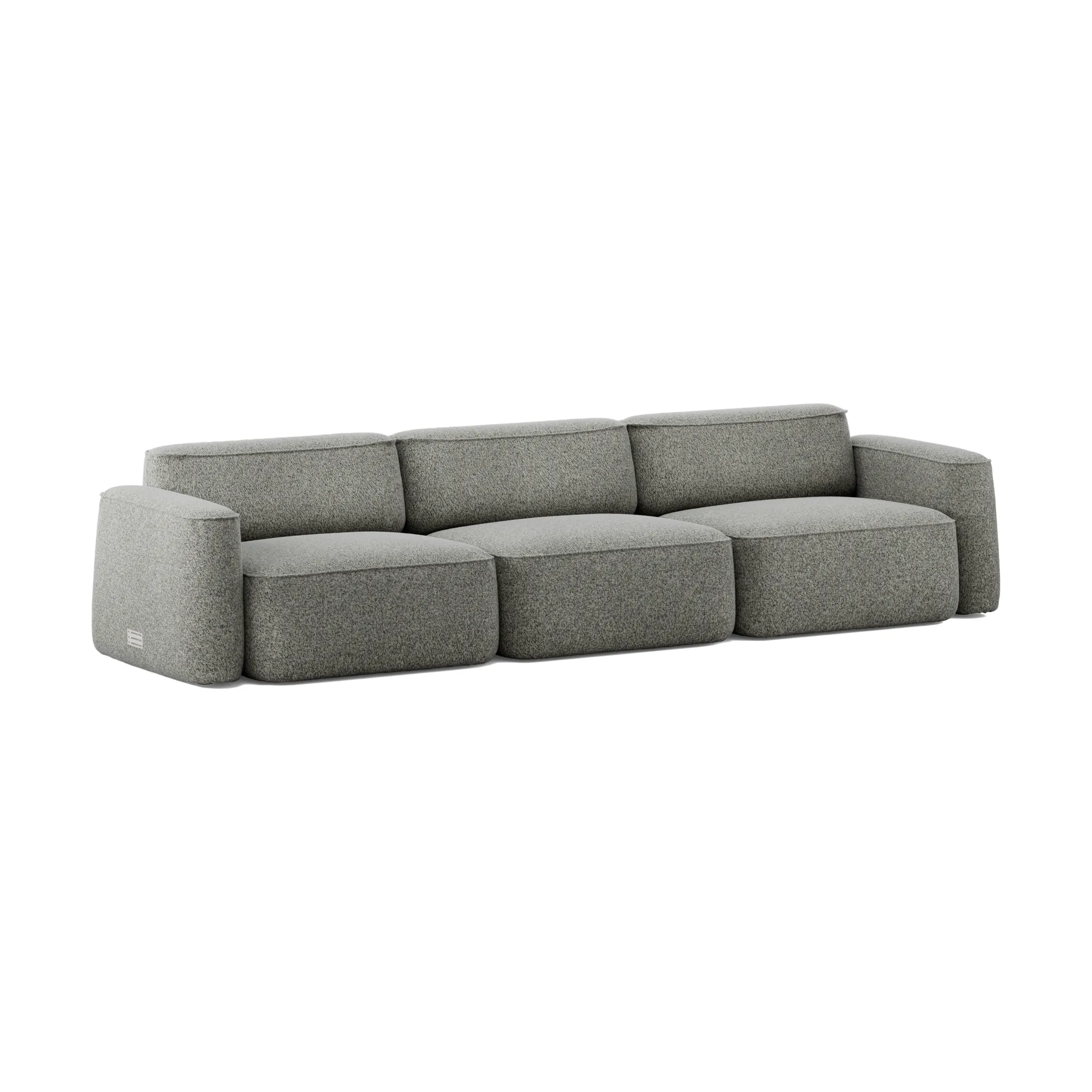 Patch 3-seater sofa, Spiral 23 Monochrome Massproductions