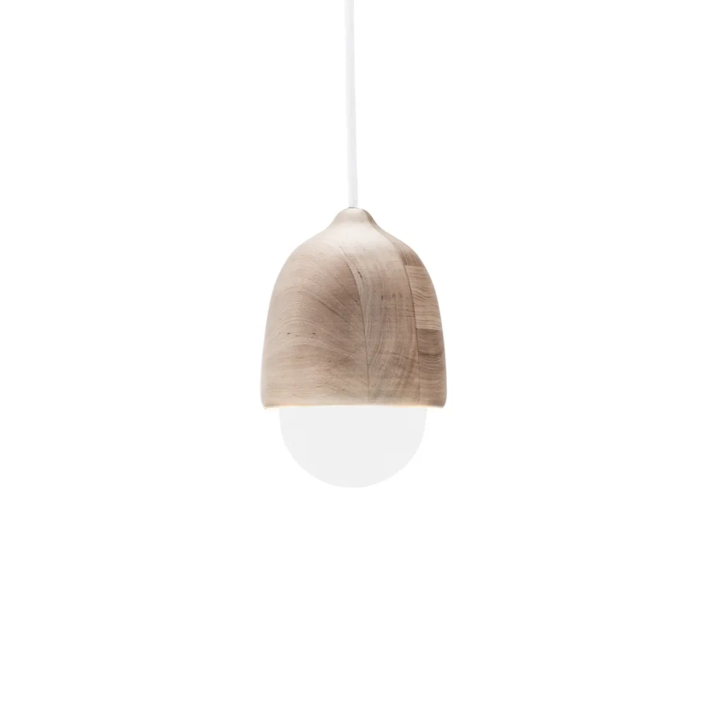 Terho pendant lamp, opal, small Mater
