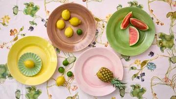 Basic serving platter Ø41 cm - Yellow - Mateus