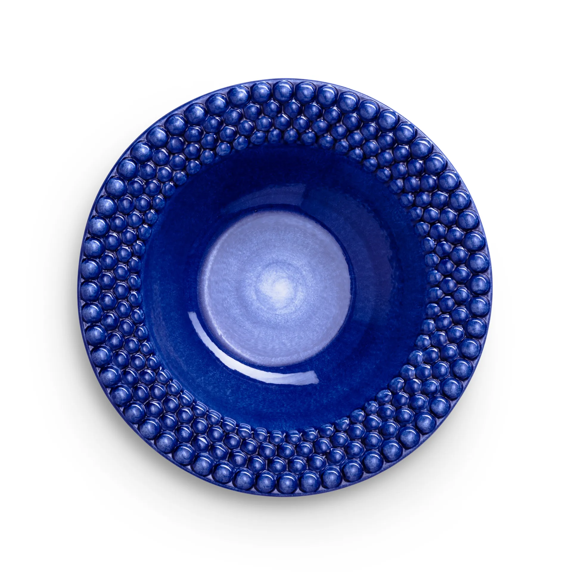 Bubbles soup plate 25 cm, Blue Mateus