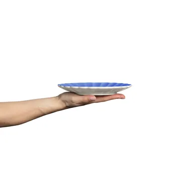 Oyster plate 20 cm - Light blue - Mateus