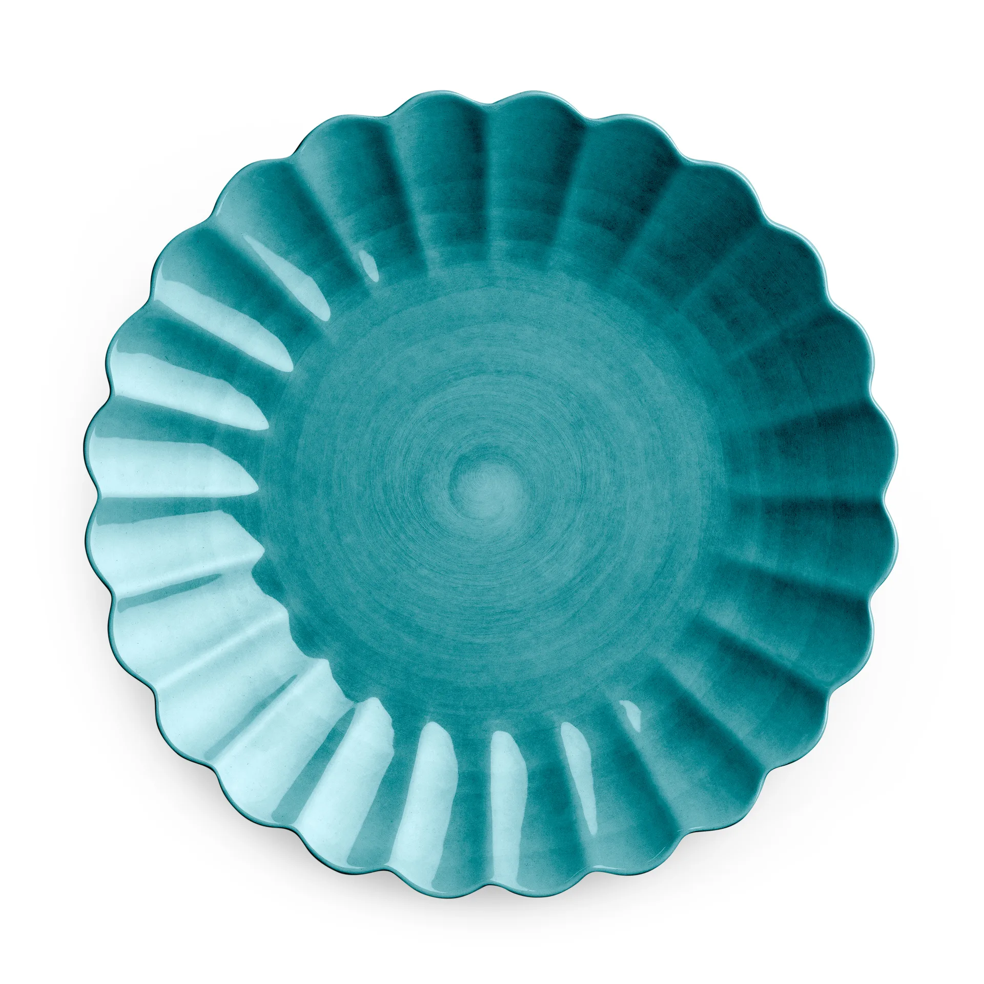 Oyster plate 28 cm, ocean Mateus