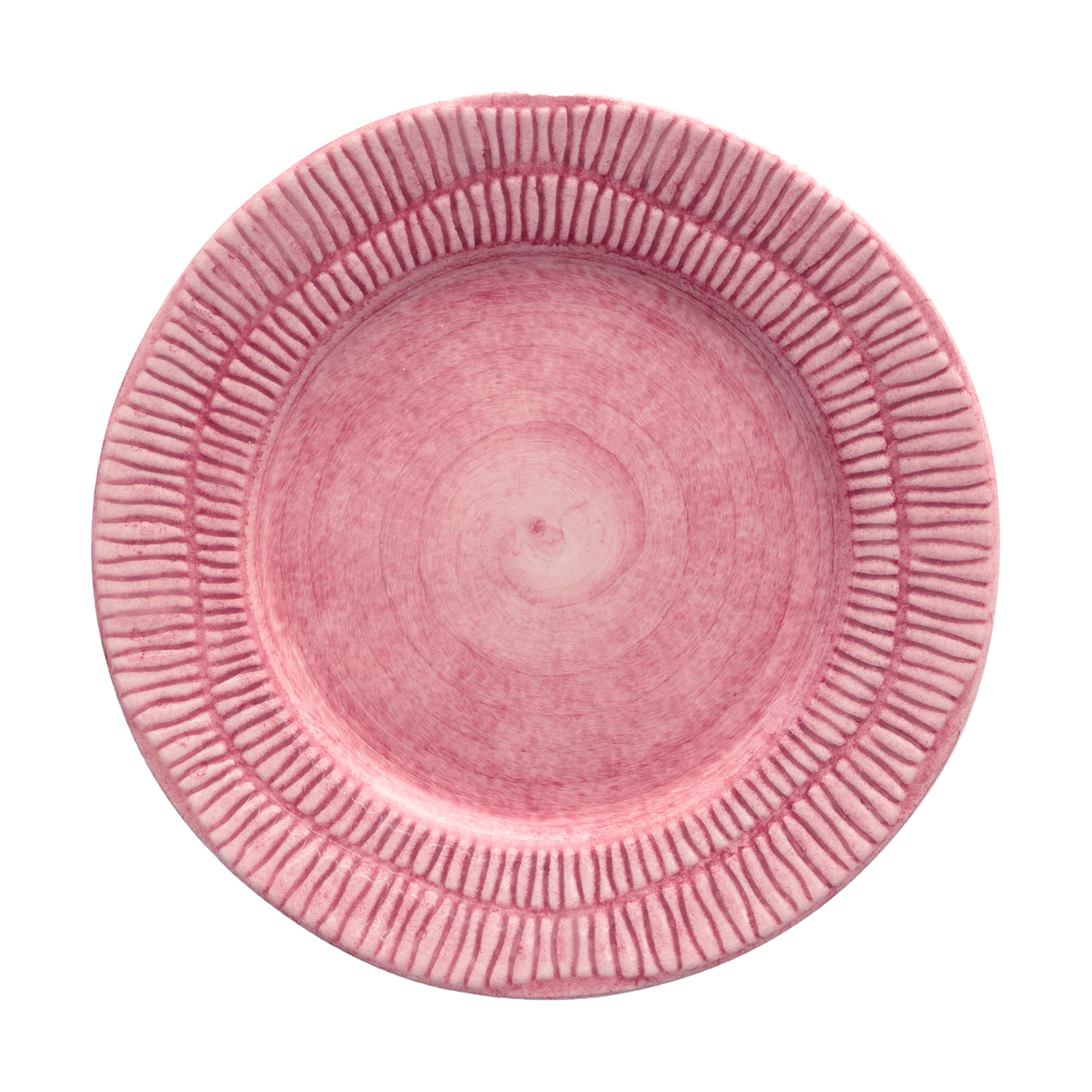 Stripes plate Ø21 cm, Pink Mateus