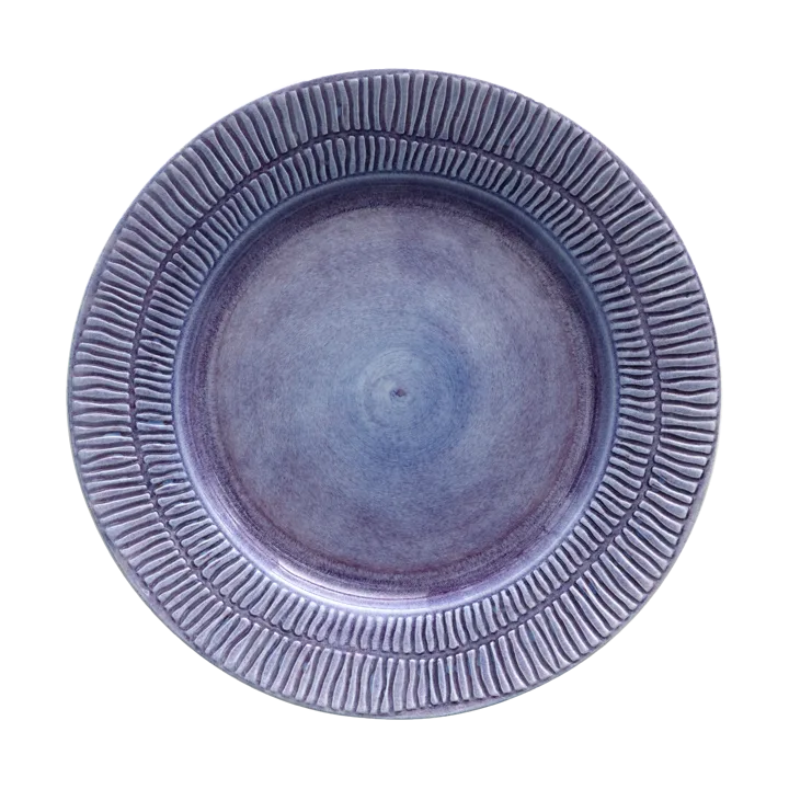 Stripes plate Ø28 cm - Viol - Mateus