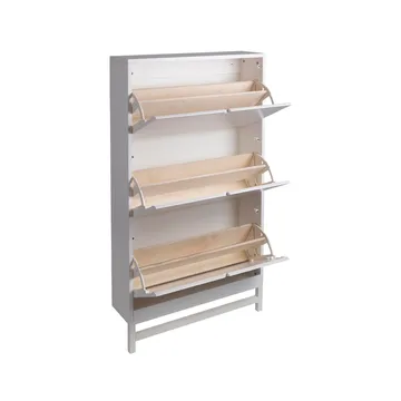 Falsterbo shoe storage - white, 3 compartment - Mavis