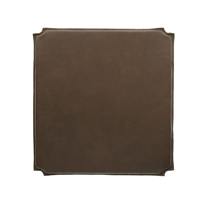Red chair seat - leather mocca - Mavis