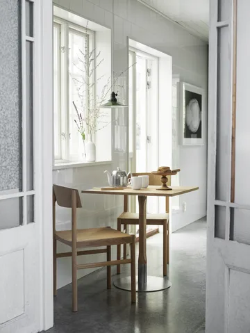 Rod chair - White waxed oak - Mavis