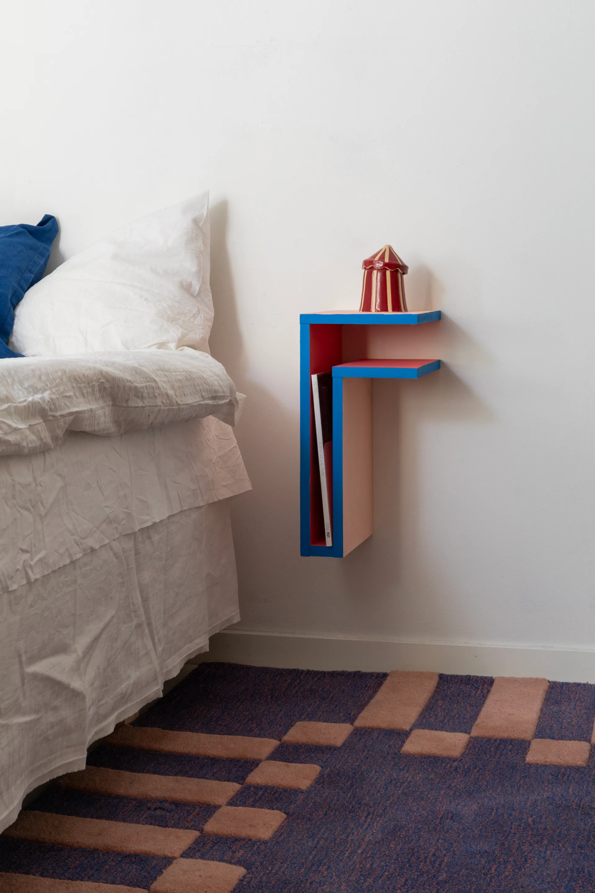 F-shelf Play DIY wall shelf, Pine, right Maze