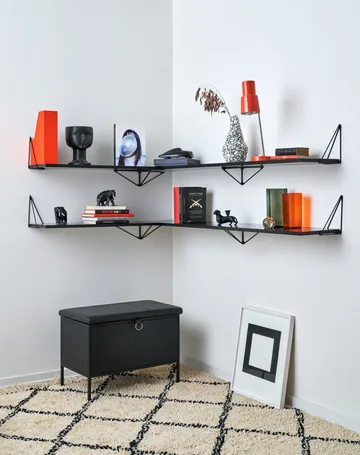 Pythagoras Bundle B shelving system black-black - Maze