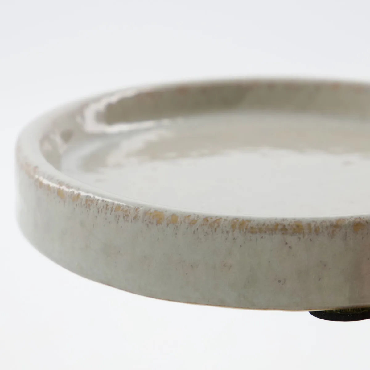 Datura soap dish Ø12.5 cm, Shellish grey Meraki