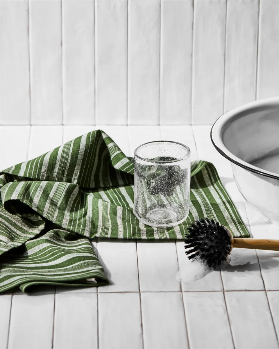Meraki kitchen towel 50x70 cm 2-pack, Green Meraki