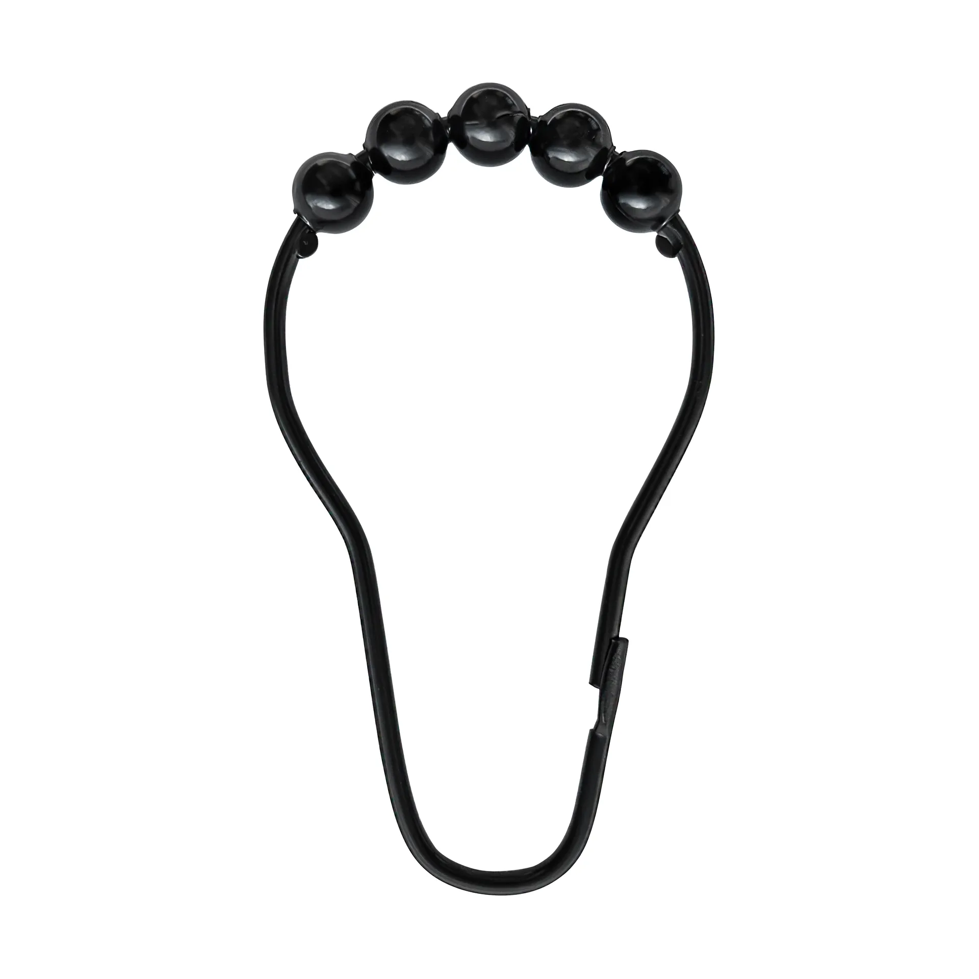 Aqua hooks for shower curtain 10-pack, Black Mette Ditmer