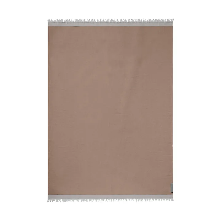 Duet throw - Beige-Blue (beige-blue), 130x175 cm - Mette Ditmer