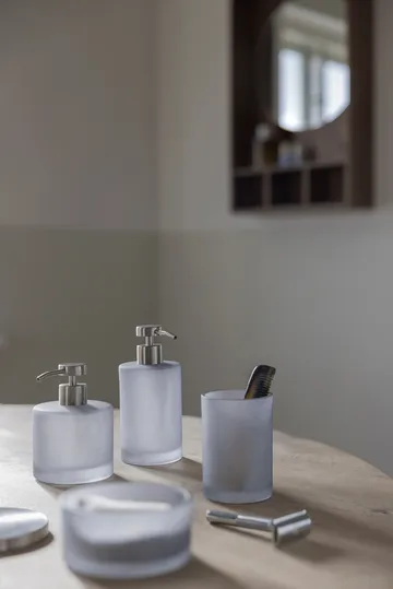 Modest jar with lid Ø10.5 cm - Dove blue - Mette Ditmer