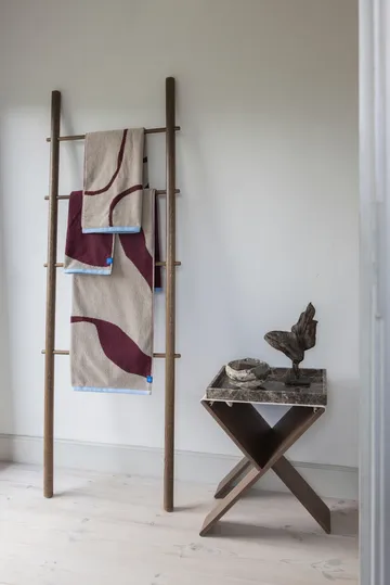 Nova Arte towel 50x90 cm 2-pack - Wine-sand - Mette Ditmer