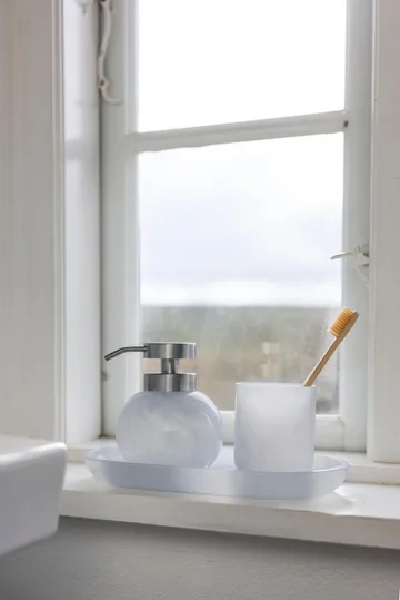 Opal soap dispenser - Light blue - Mette Ditmer