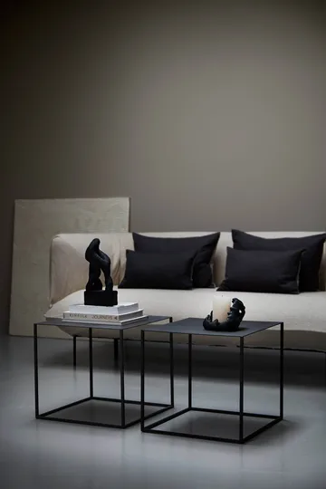 Reef pillar candle holder - Black, Ø16.5x13 cm - Mette Ditmer