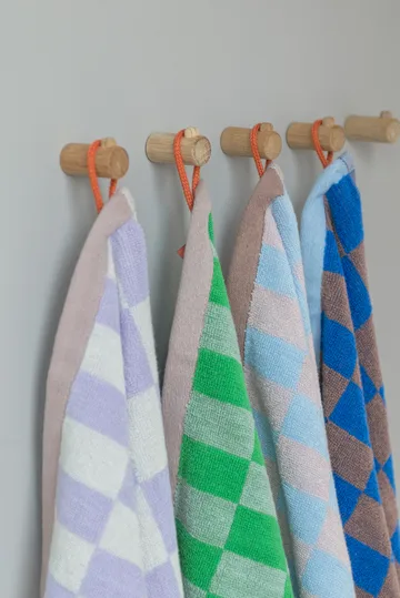Retro towel - Light blue, 40x55 cm, 2-pack - Mette Ditmer