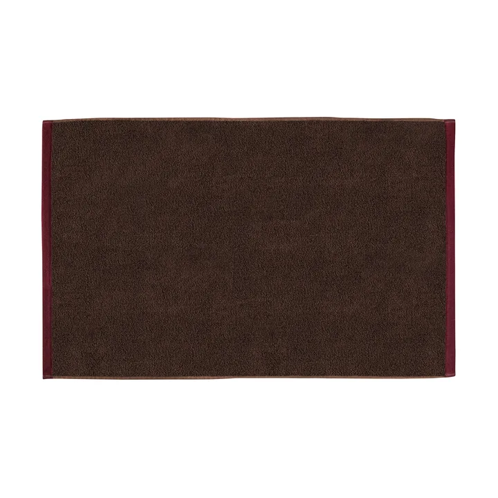 Soft bathroom rug 50x80 cm - Brown-sand - Mette Ditmer