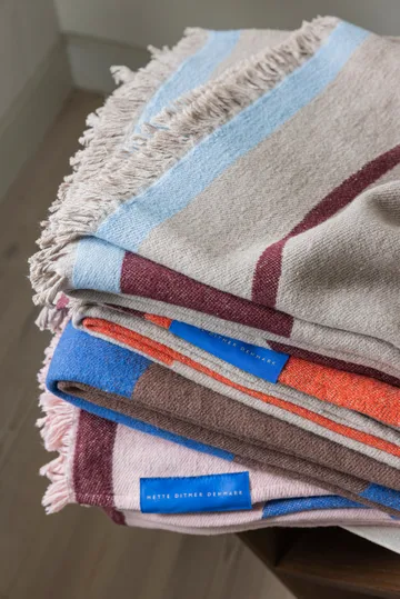 Studio throw blanket - Cognac, 130x175 cm - Mette Ditmer