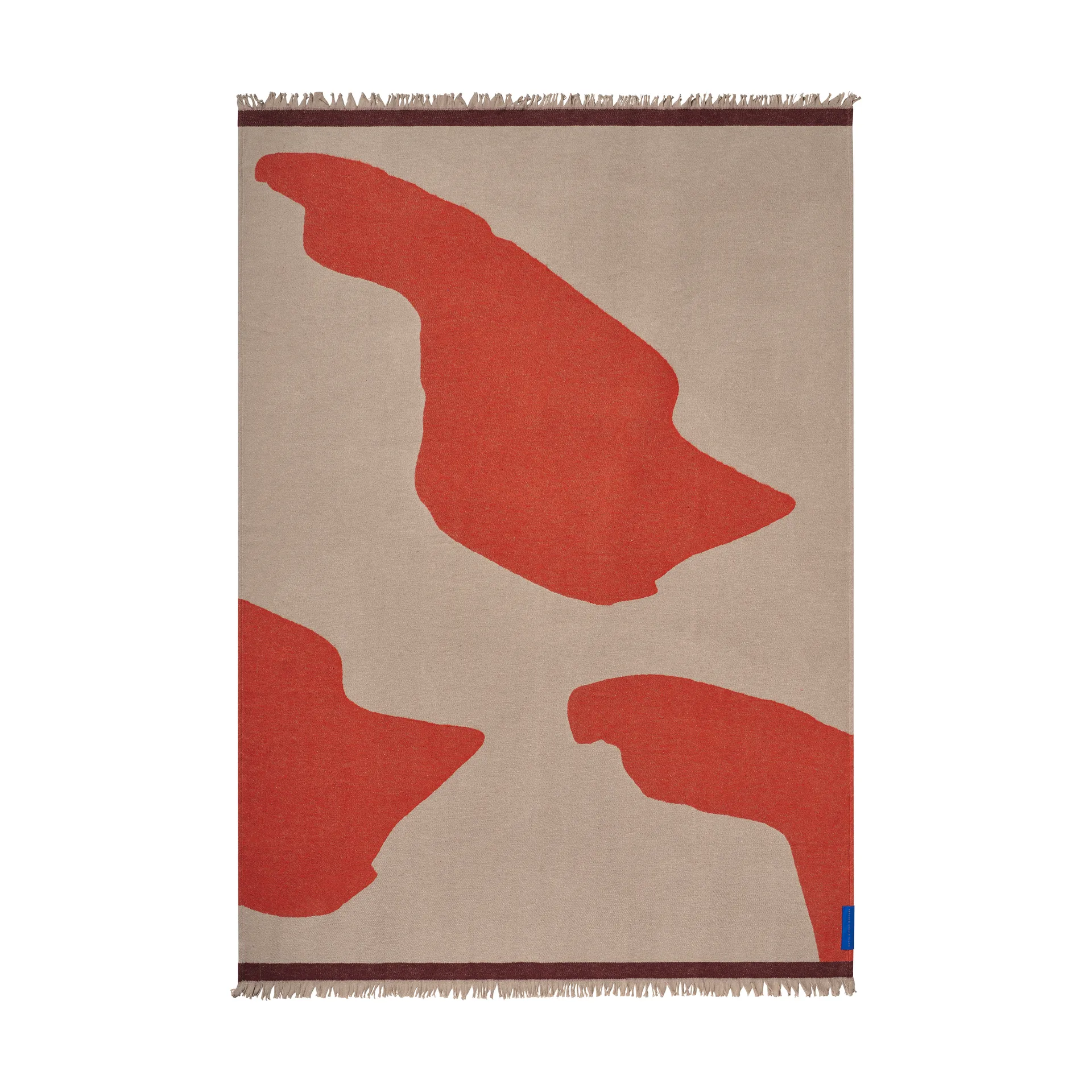 Studio throw blanket, Orange, 130x175 cm Mette Ditmer