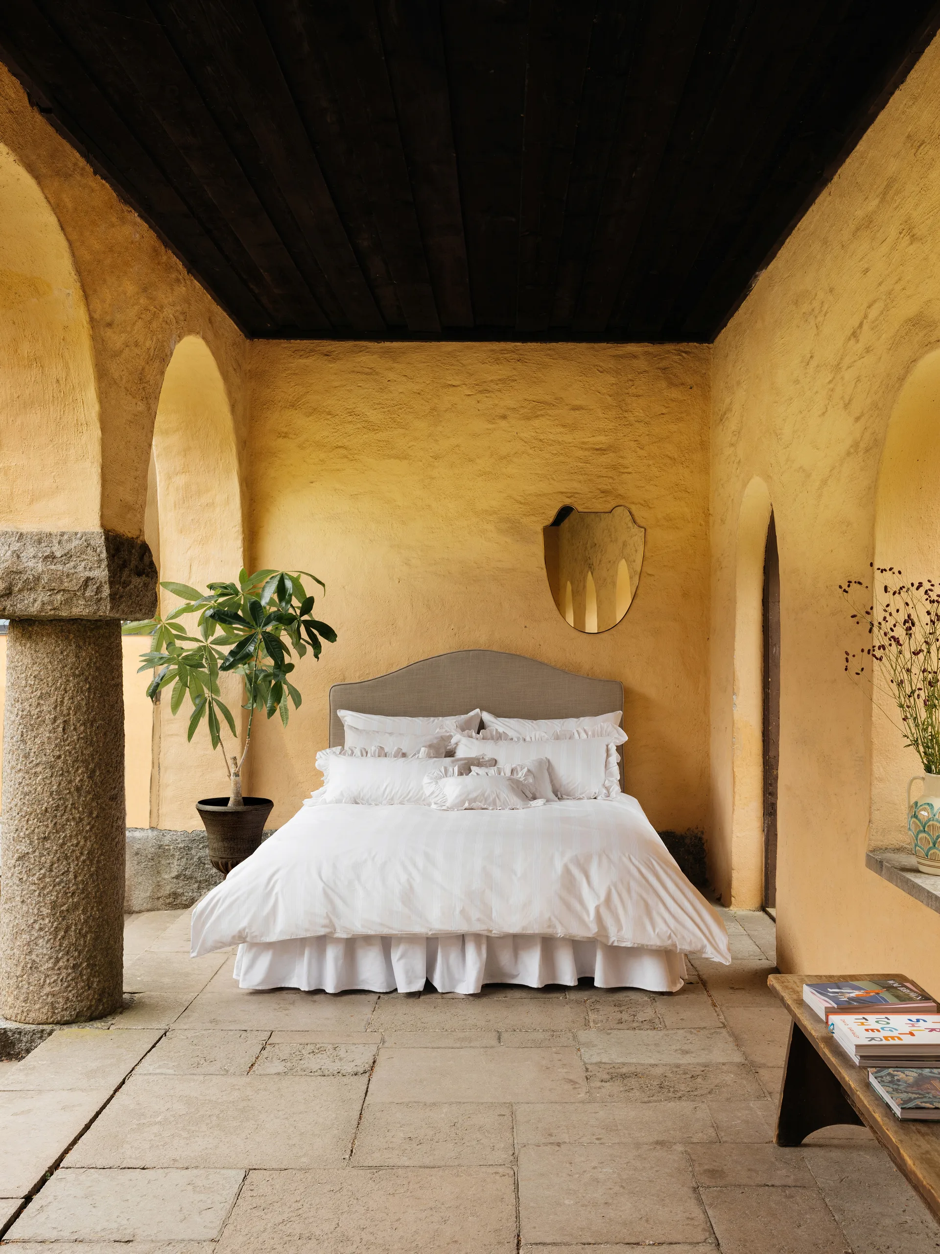 Camicia duvet cover, Beige, 150x210 cm Mille Notti