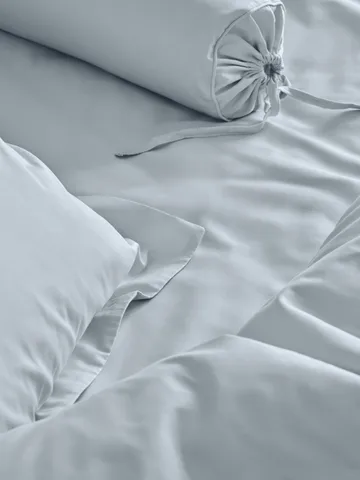 Satina duvet cover - Light blue, 150x210 cm - Mille Notti