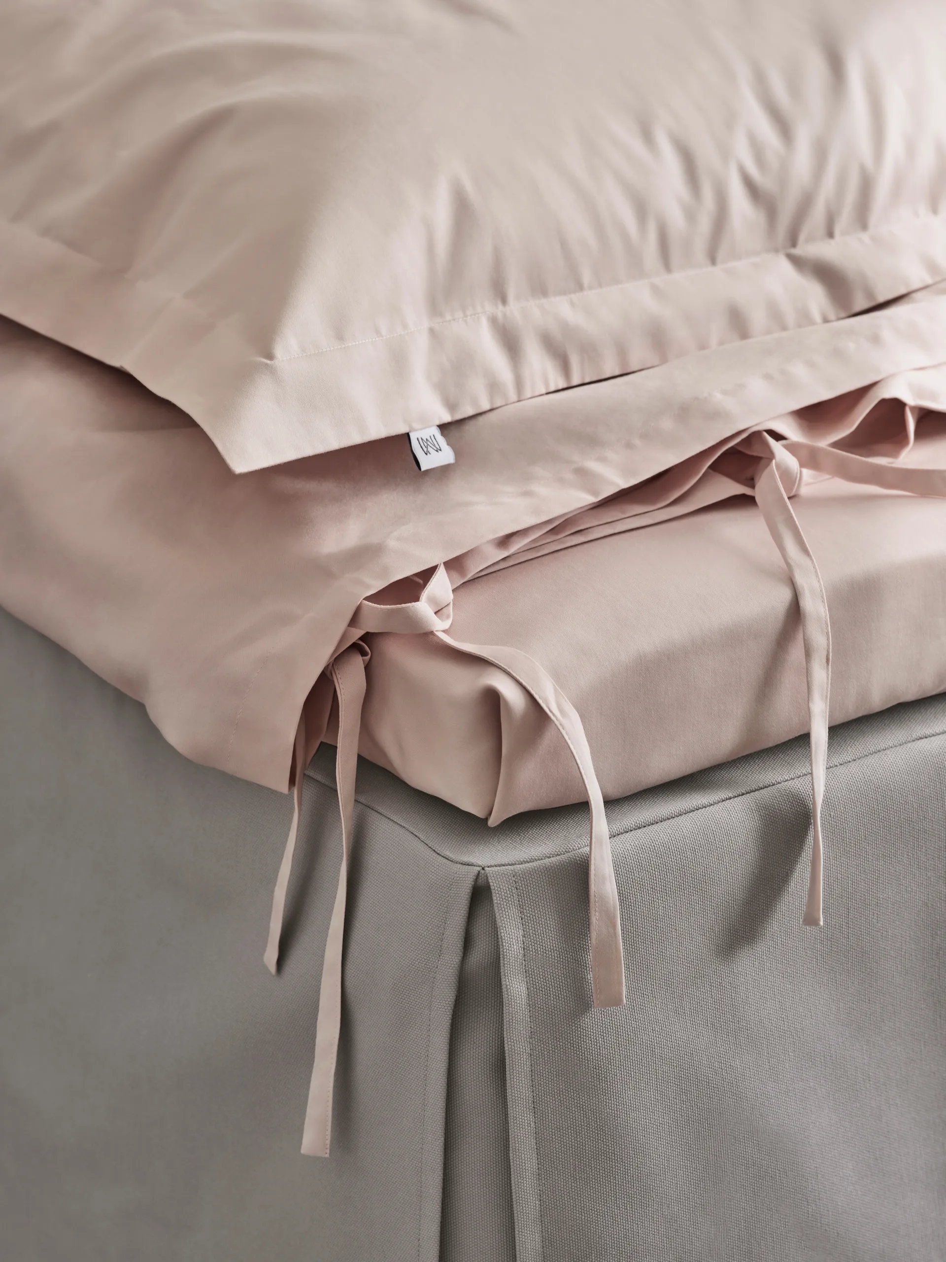 Satina plain pillowcase, Rose, 50x60 cm Mille Notti