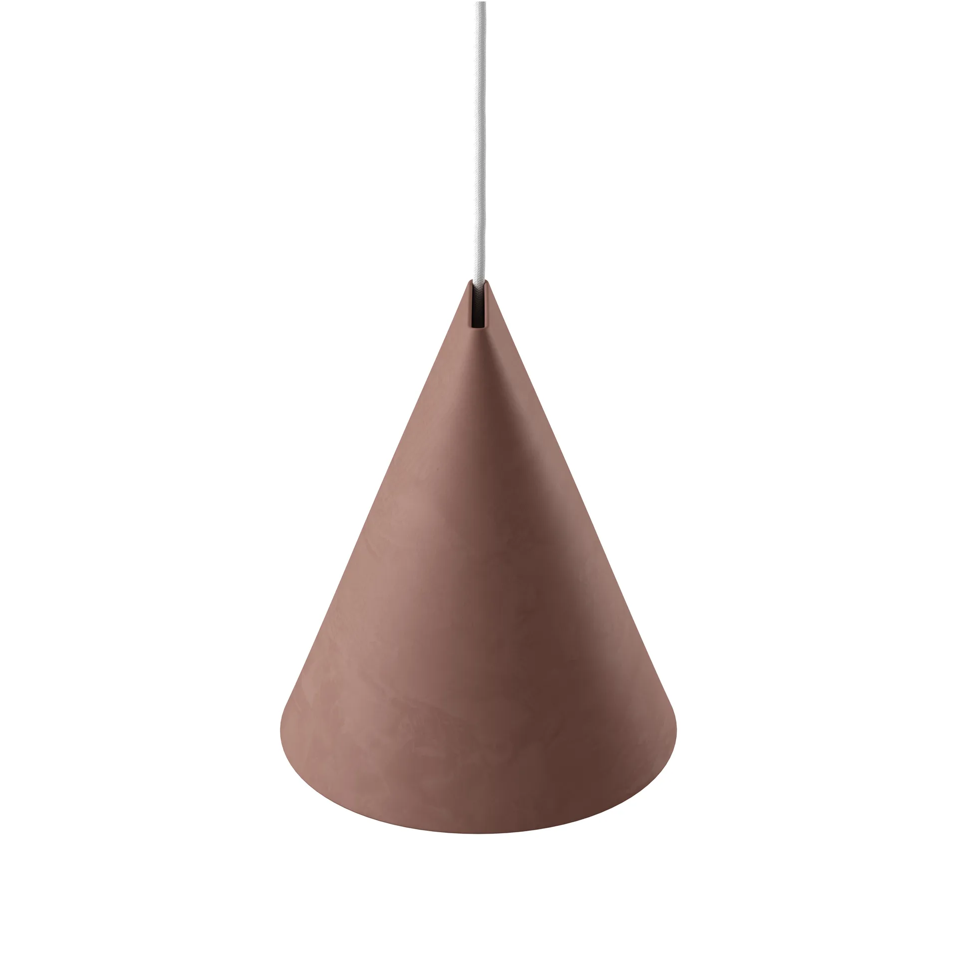 Ceiling lamp ceramic 23x23.5 cm, Terra Cotta, Wood MOEBE