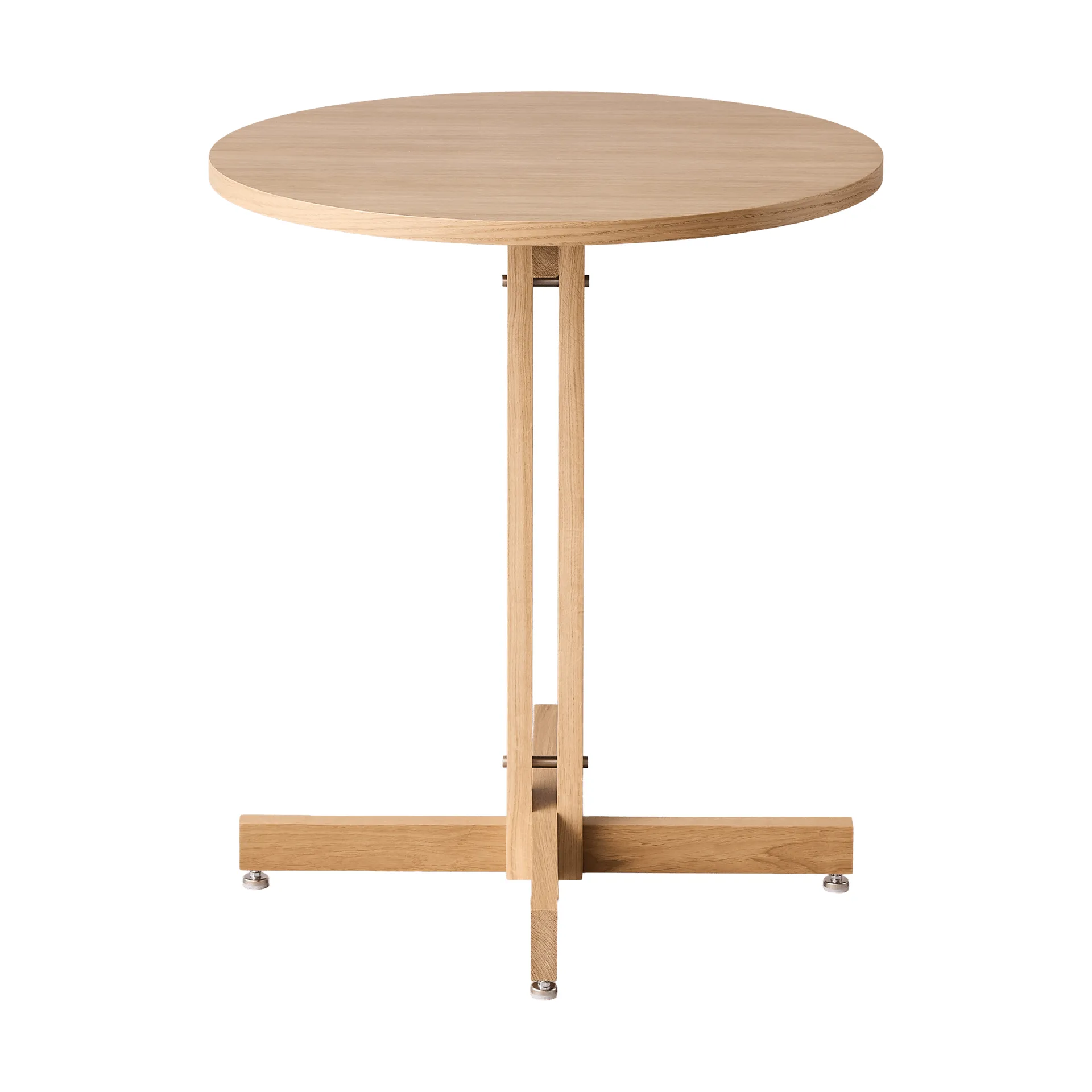 KUMU café table, Oiled oak, Ø65 cm MOEBE