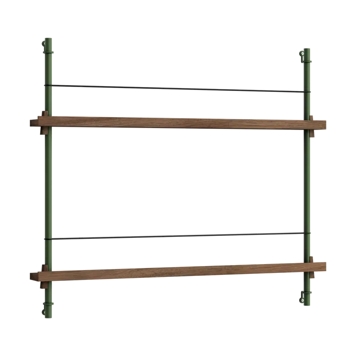 Moebe magazine rack - Smoked oak-green - MOEBE
