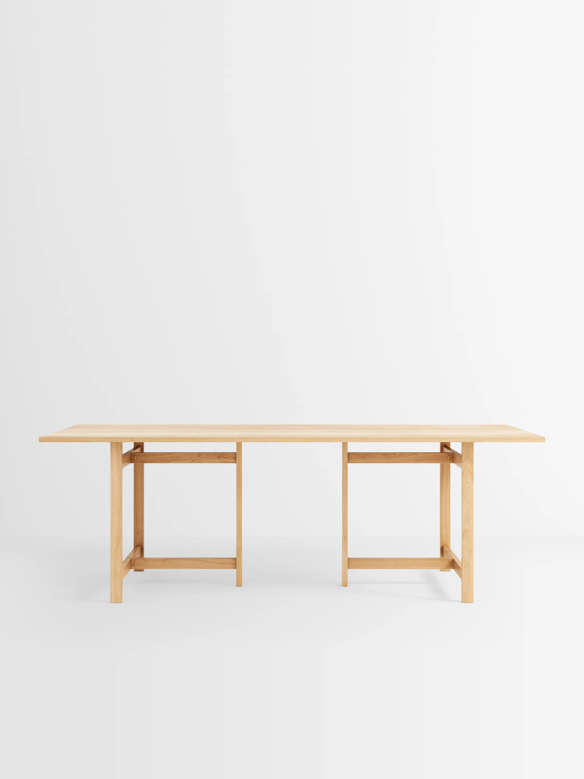 Moebe rectangular dining table 220x90 cm, Oak MOEBE