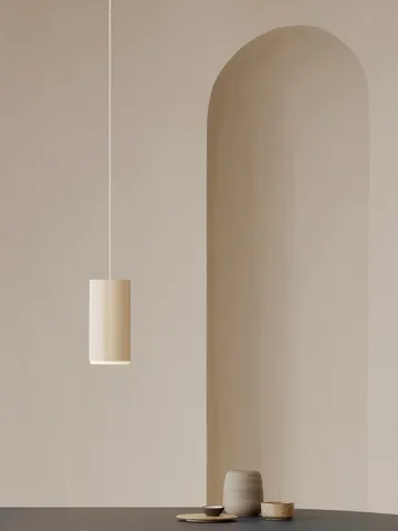 Moebe Tube pendant lamp large Ø14 cm - Beige - MOEBE