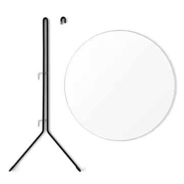 Moebe wall mirror Ø 70 cm - Black - MOEBE