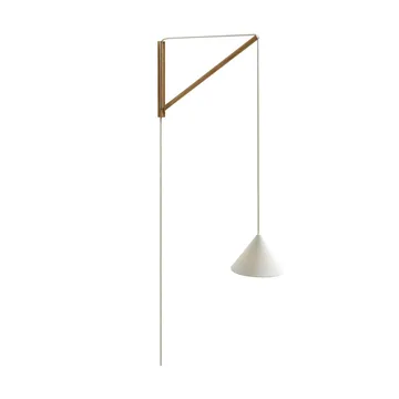 Suspended wall lamp - Oak-white - MOEBE