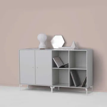 Pair side table - Fennel 144, chrome legs - Montana